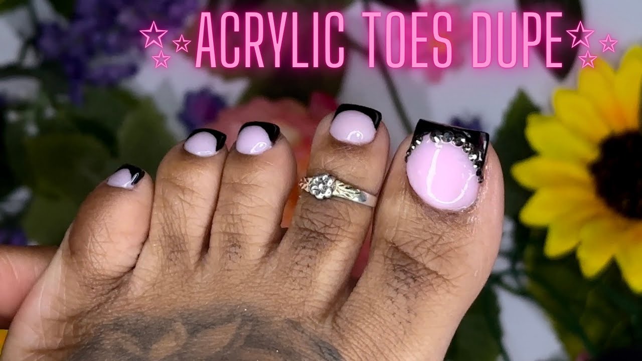 HOW TO DO POLYGEL TOE NAILS Polygel Overlay on Toes DIY POLYGEL TOE