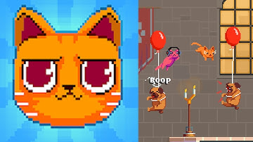 Crashy Cats - Gameplay Walkthrough Part 1 - Cute Cat Running (Android)
