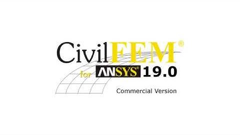 CivilFEM for ANSYS 19.0/19.1 Commercial Installation