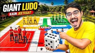 ₹100,000 Biggest Ludo Challenge Ever🔥 We Built the World's Biggest Ludo Real Life Ludo