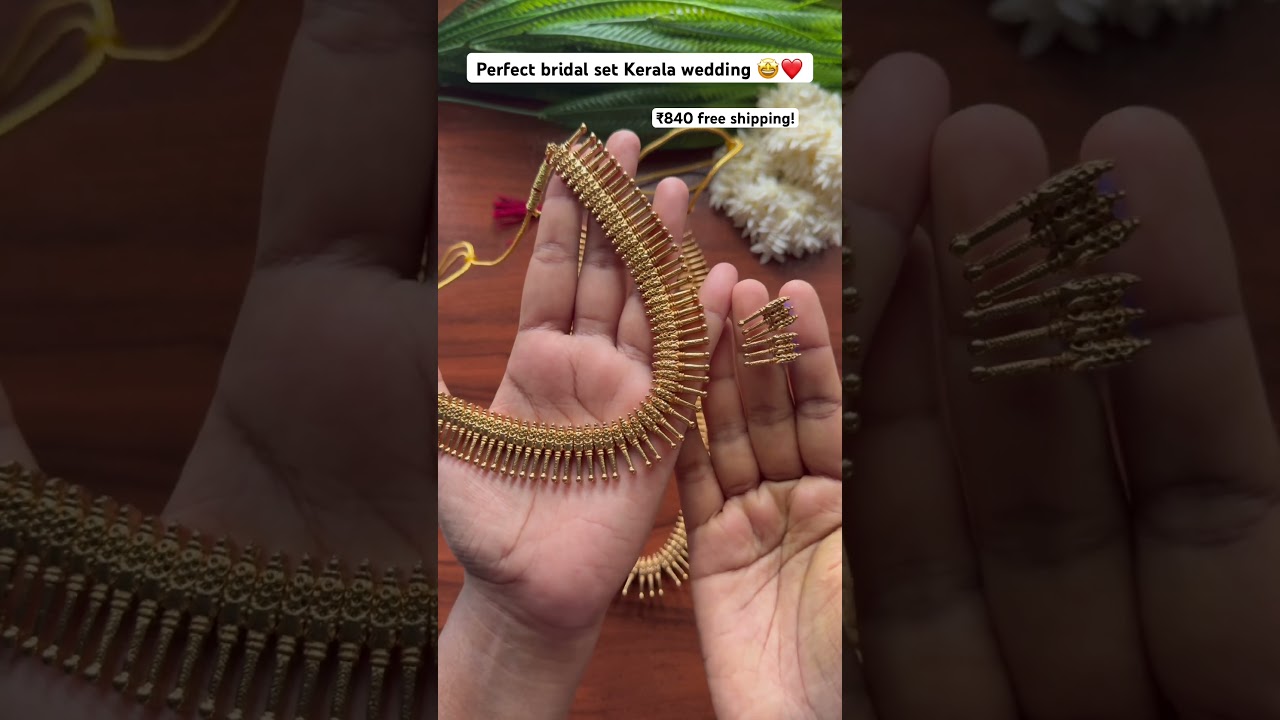 Elegant Mulla Mottu Bridal Jewellery Set for South Indian Brides