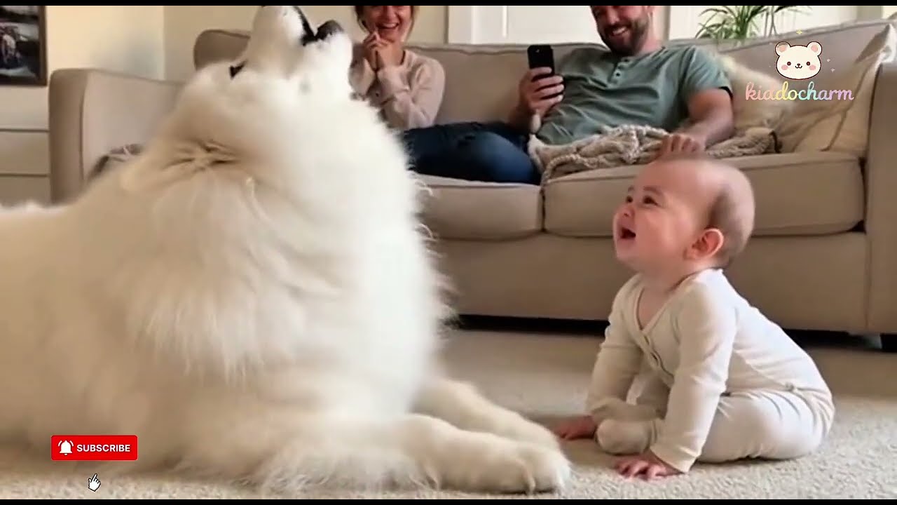 Baby Tries to Howl Like the Dog | Reaction Is Priceless ❤️ Heart-Warming Moments | Best Compilation