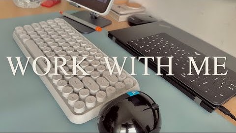 1 hour typing and clicking ASMR | Work with Minnie 🤩