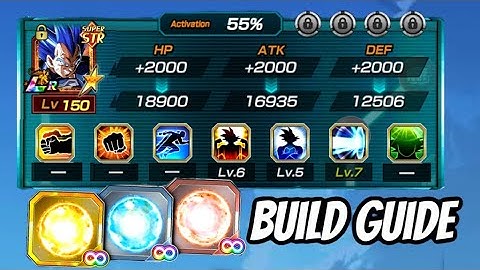 HOW TO BUILD STR SSGSS EVOLVED VEGETA & WHERE CAN YOU GET THE SKILL ORBS: DBZ DOKKAN BATTLE