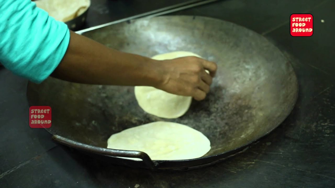 pulka restaurant style indian soft bread | Street Food Around
