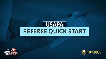 Pickleball Referee Training Video - Ultimate Quick Start Guide to Reffing in Pickleball