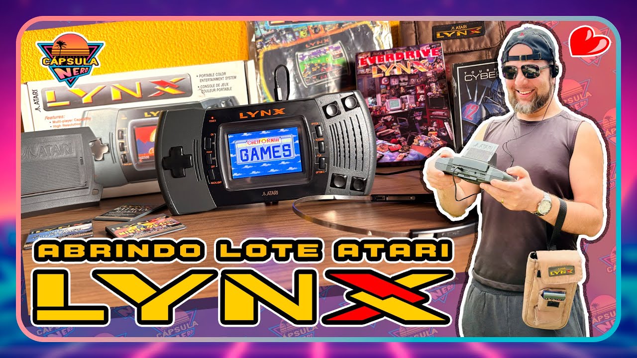 🐯 ATARI LYNX - ABRINDO LOTE DOS SONHOS! 🐯 - YouTube