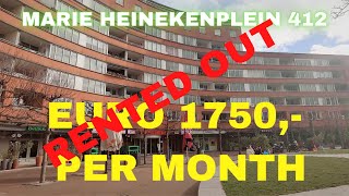 Rented out: Marie Heinekenplein 412