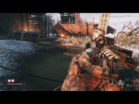 Sekiro Shadows Die Twice - General Naomori Kawarada Boss Fight (Boss #1)