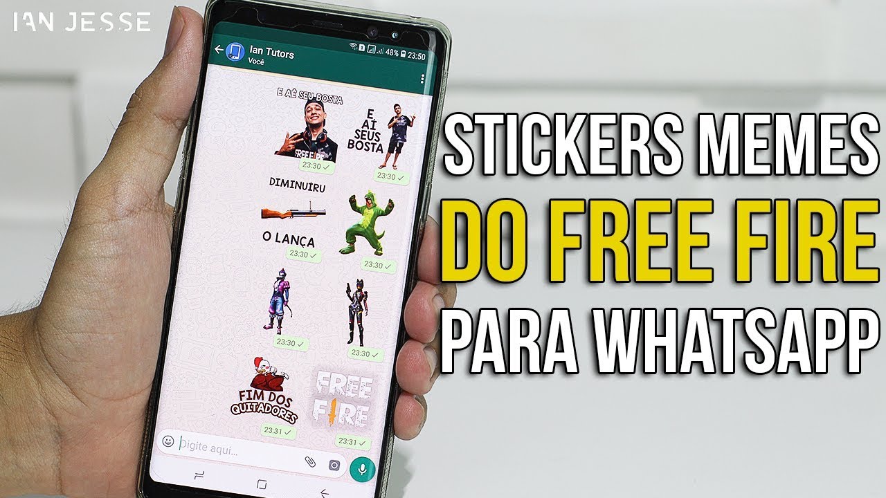 Eita Veja Como Ter Os Stickers Figurinhas Do Free Fire No