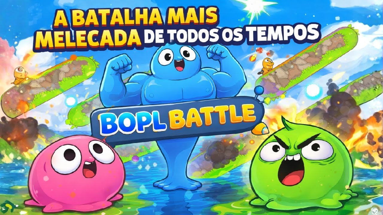 Bopl Battle - Gameplay de uma Batalha Melecada