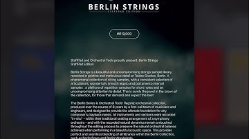 스태프패드 악기들(StaffPad Instruments) - Orchestral Tools: The Berlin Series