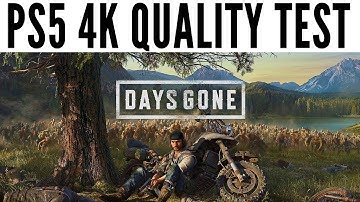 PS5 4K Days Gone installed to External USB HDD