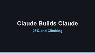 Details Claude Now Builds 26% of the Next Claude | Recursive AI, Explained News