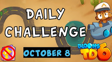 Bloons TD 6 Daily Challenge | Sla Mano | No Hero No MK No Powers | October 8 2023