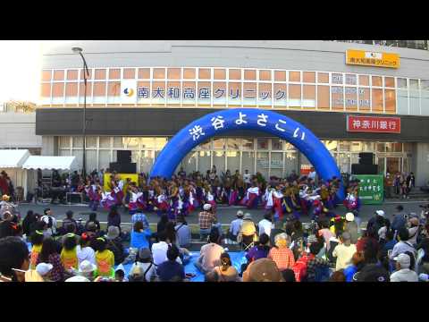 疾風乱舞 （ 2014渋谷よさこい・西口ステージ・"かぐやの舞"・夕方の部 ）