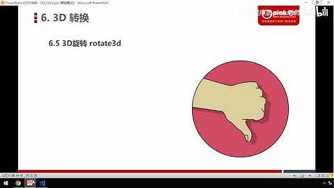 黑马Pink前端HTML+CSS教程：P380   43 3D旋转rotateY