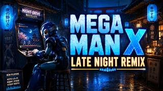 Mega Man X OST | Rainy Kyoto Night - Lofi Remix | Study & Coding Music screenshot 3