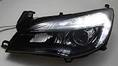 Sw Drl Scheinwerfer Opel Astra J 09 14 5turer Led fahrlicht R87 Chrom Sw Tuning Youtube