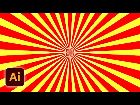 How To Create A Sunburst Background Effect In Illustrator CC