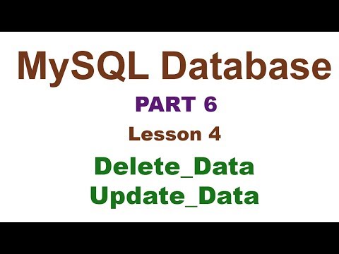 php tutorial MySQL Database hindi part 6 Delete Data and Update Data