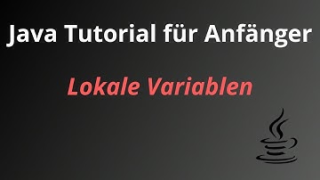 Java lokale Variablen