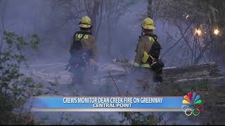 Crews make progress on 3-acre 'Dean Creek Fire' on Bear Creek Greenway