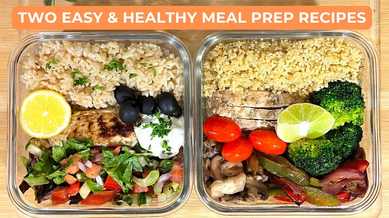 Two Easy and Healthy Meal Prep Recipes for Busy Professionals - YouTube