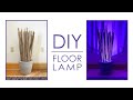 DIY - Concrete and Bamboo Floor Lamp | nasis design