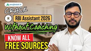 RBI Assistant 2026 Free Study Material | Books, PDFs & Online Resources | Anuj Jindal screenshot 1