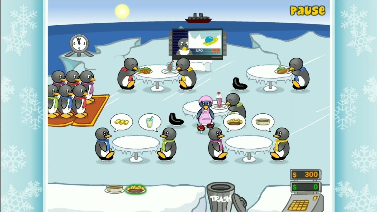 Como ganhar no jogo Penguin Diner (Restaurante para Pinguins)