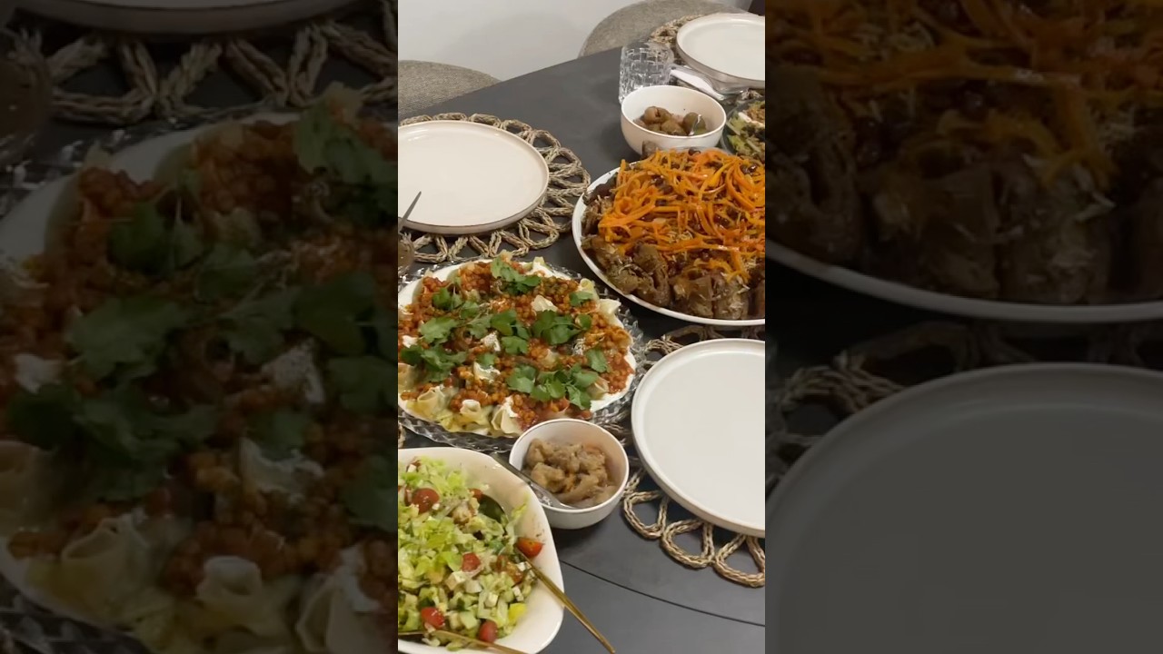 Afghan 🇦🇫 Dinner for my guests  #food #afghanistan #cooking #recipe
