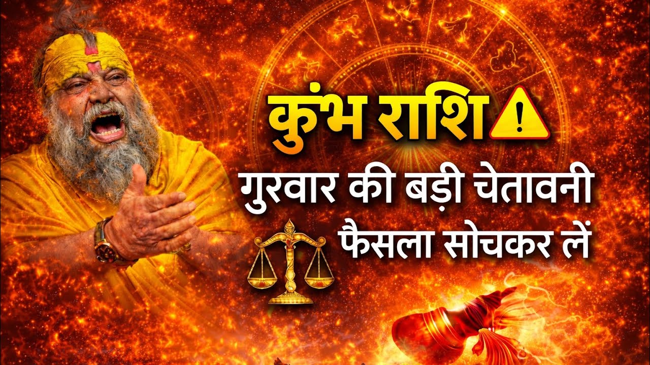 कुंभ राशि ⚠️ गुरुवार की बड़ी चेतावनी | फैसला सोचकर लें | Premanand Maharaj | #kumbhrashi #premanand