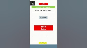 Guess the output - 9 #codemyth #coding #javaframework #codedecode #code #programminglife