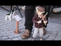 Marionnette à fils Le violonniste. Sur les quais de Montreux