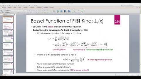 Java for Scientific Computing: Power series for Bessel functions -- Part 1