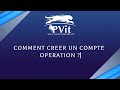 Créer un nouveau compte d'opération PVIT