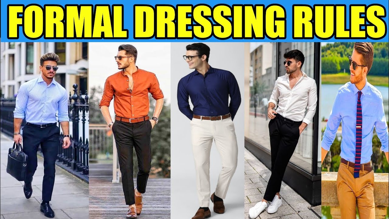 TOP-10 FORMAL DRESSING RULES YOU NEED TO KNOW | - YouTube