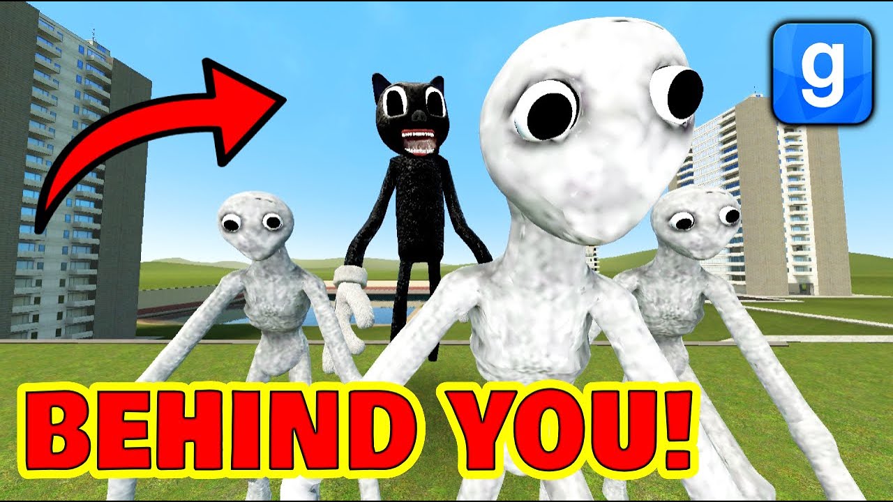 NEW Cartoon Cat VS The Nervous Houseguest!! Gmod Nextbot YouTube