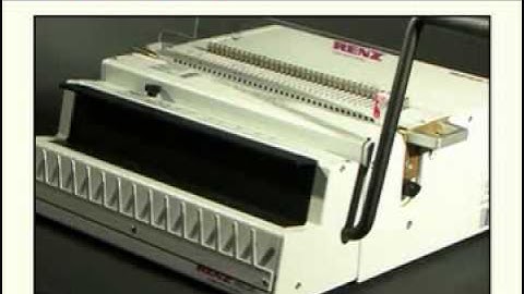 Renz DTP 340M Wire Binder