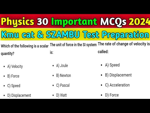 Physics 2024 Important