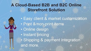 Web to Print B2B & B2C Storefronts