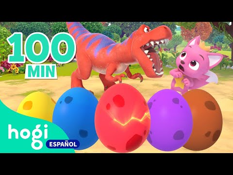 De Qué Colores Son Los Huevos De Dinosaurios Mix Colores Con Dinosaurios Hogi En Español