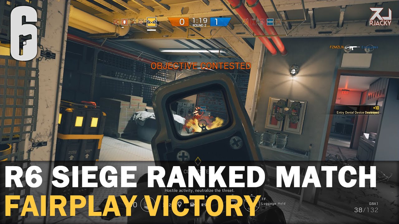 Rainbow Six Siege Ranked Match - Fairplay Victory FHD 60FPS - YouTube