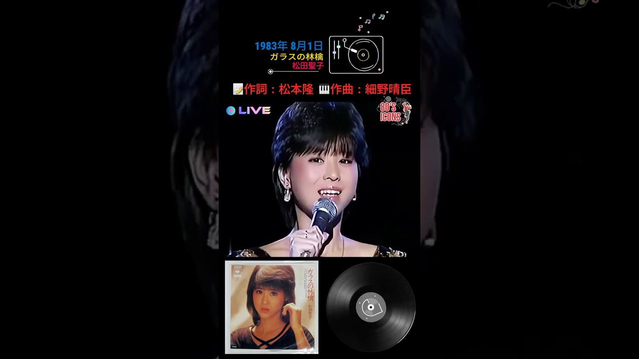 1983年 松田聖子 ・ ガラスの林檎 #80s #citypop