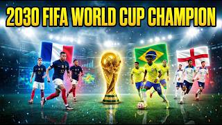 Who Will Win the 2030 World Cup? France 23% Chance – Shocking Data Analysis! #football