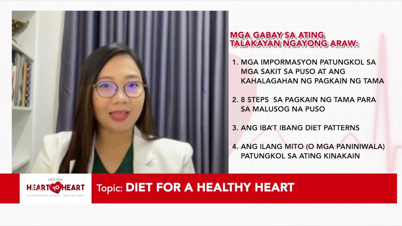 Let's Talk Heart to Heart Season 2 Episode 3 Part 1 Diet for a Healthy Heart