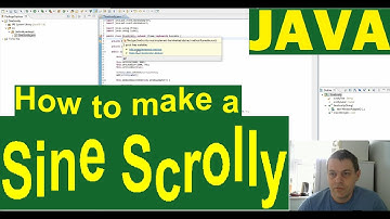 Java Sine Scrolly