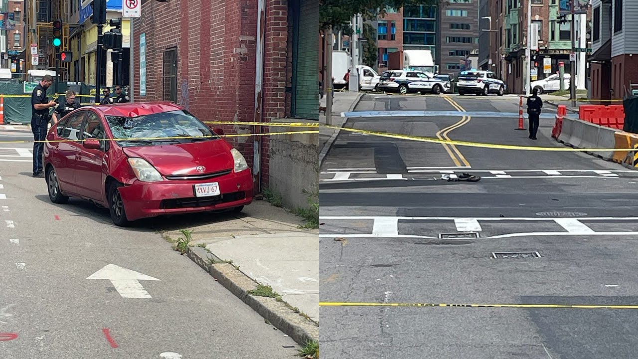 Pedestrian struck by car, seriously injured in South Boston - YouTube