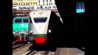 Elettrotreno FS Etr. 232 Polifemo - Transito a Borgo Fornari - Genova P.zza Principe. - 29 04 2001